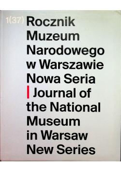 Rocznik Muzeum Narodowego w Warszawie Nowa Seria nr 1