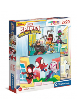 Puzzle 2x20 Super Kolor Spidey and Friends