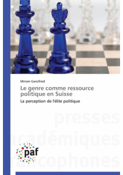 Le genre comme ressource politique en suisse