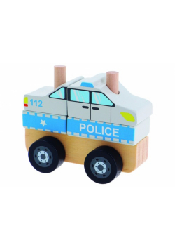 Zabawka drewniana Policja