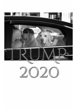 Trump 2020 Doggy  Style   sir Michael  designer Writing drawing Journal