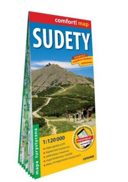 Comfort! map Sudety 1:120 000 laminat w.2022