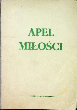 Apel miłości Reprint z 1949 r.