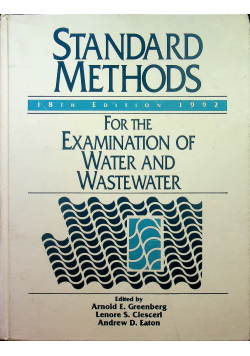 Standard Methods for the examination of the Water and Wastewater