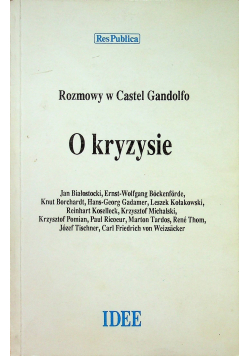 O kryzysie