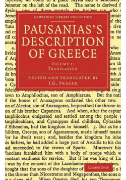 Pausanias's Description of Greece - Volume 1