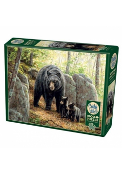 Puzzle 1000 Rodzina niedźwiedzi brunatnych