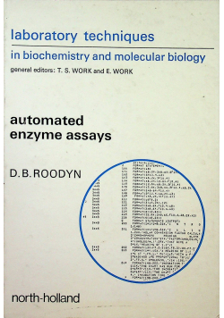 Laboratory Technique in biochemistry and molecular biology automated enzyme assays