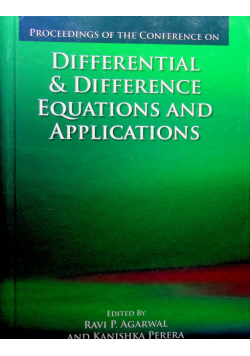 Differential and difference equations and applications