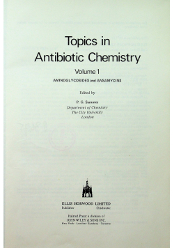 Topics in Antibiotic Chemistry