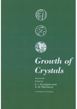 Growth of Crystals Volume 20