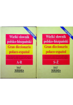 Wielki słownik Polsko Hiszpański z suplementem Tom 1 i 2