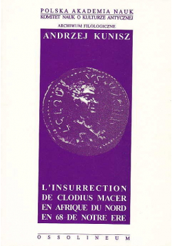 L'Insurrection de Clodius Macer en Afrique du Nord en 68 de notre ere