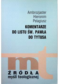 Komentarze do listu św Pawła do Tytusa