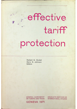 Effective tariff protection