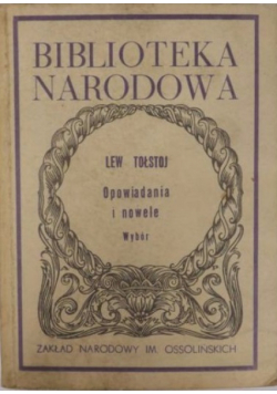 Tołstoj Opowiadania i nowele