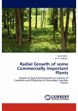 Radial Growth of Some Commercially Important Plants
