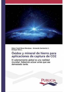 Óxidos y mineral de hierro para aplicaciones de captura de CO2