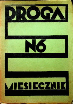 Miesięcznik Droga Numer 6 1934 r.