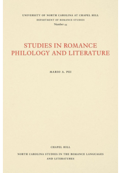 Studies in Romance Philology and Literature