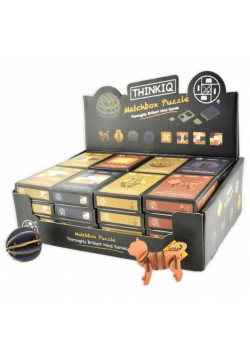 Drewniane mini puzzle 3D i 2D (32szt)