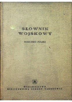 Słownik wojskowy rosyjsko polski