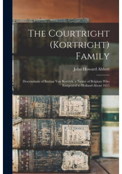 The Courtright (Kortright) Family