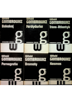 Gombrowicz Dzieła tom 1 do 6