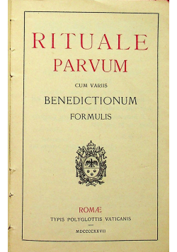Rituale Parvum 1927 r.