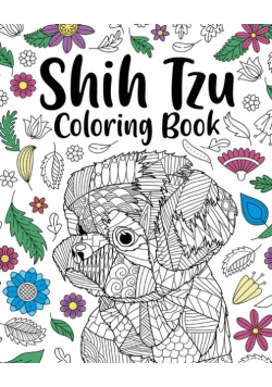 Shih Tzu Adult Coloring Book