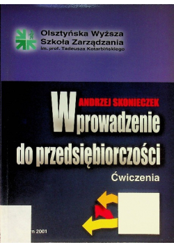 Wprowadzenie do przedsiębiorczości Ćwiczenia