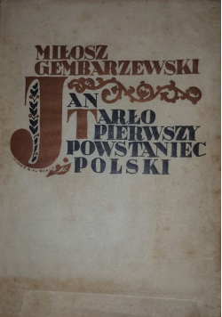 Jan Tarło Pierwszy powstaniec polski 1935 r