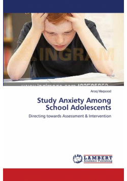 Study Anxiety Among School Adolescents