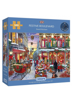 Puzzle 500 Świąteczna ulica G3