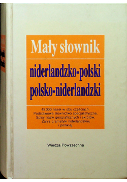 Mały słownik niderlandzko-polski, polsko-niderlandzki