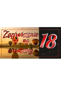 Zaproszenie Urodziny Z105
