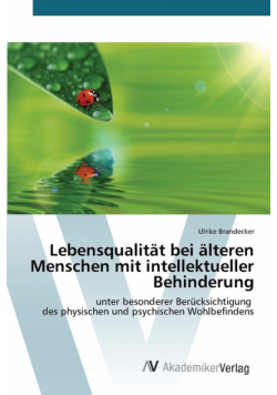 Lebensqualität bei älteren Menschen mit intellektueller Behinderung