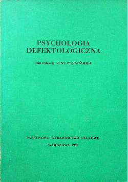 Psychologia defektologiczna