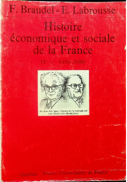 Histoire economique et sociale de la france IV 3