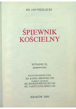 Śpiewnik kościelny