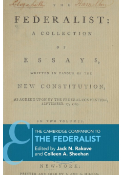 The Cambridge Companion to The Federalist