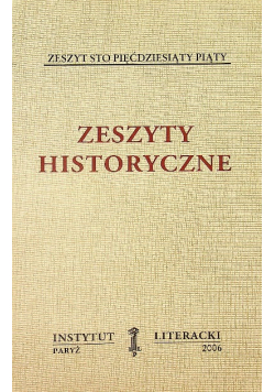 Zeszyty historyczne zeszyt 155