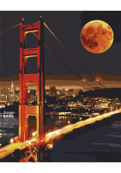 Malowanie po numerach - Golden Gate 40x50cm