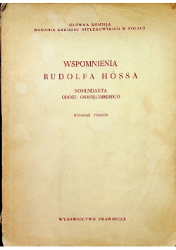 Wspomnienia Rudolfa Hoessa