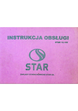 Instrukcja obsługi Star 12.155