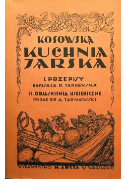 Kuchnia jarska Reprint z 1929 r.