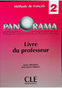 Panorama 2 Livre du professeur