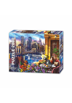 Puzzle 2000 Miasto nocą- Nowy York
