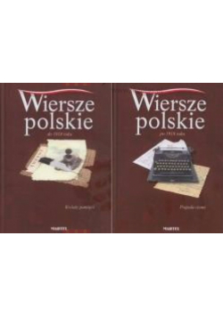 Wiersze polskie po 1918 tom 1 i 2