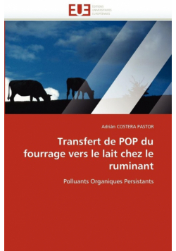Transfert de pop du fourrage vers le lait chez le ruminant
